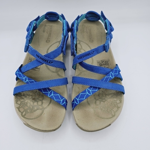 Merrell Victoria Blue Women's Performance Sandals, size 6 - Picture 4 of 12